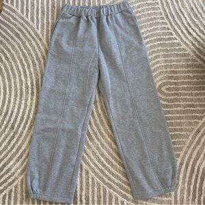 Gray fleece lined sweatpants